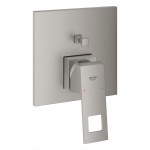 Внешняя часть смесителя для ванны GROHE Eurocube с переключателем на 2 положения, cуперcталь 