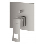 Внешняя часть смесителя для ванны GROHE Eurocube с переключателем на 2 положения, cуперcталь 