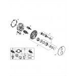 Внешняя часть термостата для душа GROHE Grohtherm, круглая, хром 