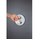 Внешняя часть термостата для душа GROHE Grohtherm на 2 потребителя, круглая, хром (24076000)