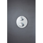Внешняя часть термостата для душа GROHE Grohtherm на 2 потребителя, круглая, хром (24076000)