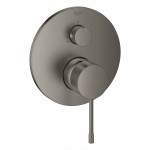 Внешняя часть смесителя для ванны GROHE Essence с переключателем на 3 положения, темный графит матовый 