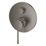 Внешняя часть смесителя для ванны GROHE Essence с переключателем на 3 положения, темный графит матовый 