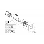 Внешняя часть смесителя для ванны GROHE Eurocube с переключателем на 3 положения, хром 