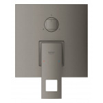 Внешняя часть смесителя для ванны GROHE Eurocube с переключателем на 3 положения, темный графит матовый 