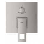 Внешняя часть смесителя для ванны GROHE Eurocube с переключателем на 3 положения, cуперcталь 