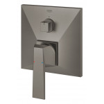 Внешняя часть смесителя для ванны GROHE Allure Brilliant с переключателем на 3 положения, темный графит матовый (24099AL0)