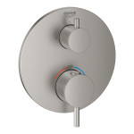 Внешняя часть термостата для душа GROHE Atrio на 2 потребителя, суперсталь 