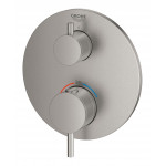 Внешняя часть термостата для душа GROHE Atrio на 2 потребителя, суперсталь 
