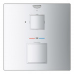 Внешняя часть термостата для душа GROHE Grohtherm Cube на 1 потребителя, хром 