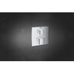 Внешняя часть термостата для душа GROHE Grohtherm Cube на 2 потребителя, хром 