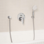 Внешняя часть смесителя для ванны GROHE BauEdge, хром 