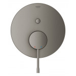Внешняя часть смесителя для ванны GROHE Essence скрытого монтажа на 2 потребителя, круглая, темный графит матовый 