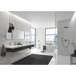 Внешняя часть смесителя для ванны GROHE Essence скрытого монтажа на 2 потребителя, круглая, темный графит матовый 