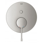 Внешняя часть смесителя для ванны GROHE Essence скрытого монтажа на 2 потребителя, круглая, суперсталь 