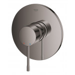Внешняя часть смесителя для душа GROHE Essence скрытого монтажа, круглая, темный графит глянец 