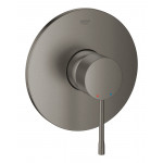 Внешняя часть смесителя для душа GROHE Essence скрытого монтажа, круглая, темный графит матовый 