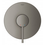 Внешняя часть смесителя для душа GROHE Essence скрытого монтажа, круглая, темный графит матовый 