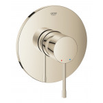 Внешняя часть смесителя для душа GROHE Essence скрытого монтажа, круглая, никель глянец 