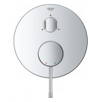 Внешняя часть смесителя для ванны GROHE Essence скрытого монтажа на 3 потребителя, круглая, хром 
