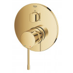Внешняя часть смесителя для ванны GROHE Essence скрытого монтажа на 3 потребителя, круглая, холодный рассвет глянец 