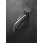 Смеситель для раковины GROHE Essence с донным клапаном, S-Size, темный графит глянец 