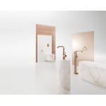 Смеситель для раковины GROHE Essence с донным клапаном, L-Size, темный графит матовый 