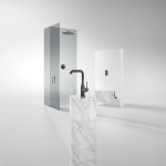 Смеситель для раковины GROHE Essence с донным клапаном, L-Size, темный графит матовый 