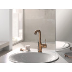 Смеситель для раковины GROHE Essence с донным клапаном, L-Size, теплый закат глянец 