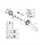 Набор для комплектации душа, GROHE Eurosmart Cosmopolitan, с верхним душем Tempesta 210, хром