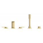 Смеситель для ванны GROHE Allure двухвентильный, на 5 отверстий, на край ванны, холодный рассвет матовый 