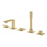 Смеситель для ванны GROHE Allure двухвентильный, на 5 отверстий, на край ванны, холодный рассвет матовый 