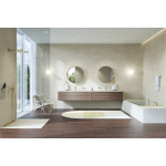 Смеситель для ванны GROHE Allure двухвентильный, на 5 отверстий, на край ванны, холодный рассвет матовый 