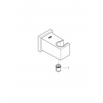 Готовый комплект для ванной комнаты GROHE Eurocube, с верхним душем Tempesta 250 Cube, хром 