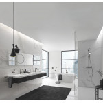Внешняя часть смесителя для ванны GROHE Essence напольного монтажа, темный графит матовый 