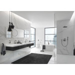 Внешняя часть смесителя для ванны GROHE Essence напольного монтажа, темный графит матовый 