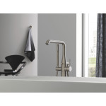 Внешняя часть смесителя для ванны GROHE Essence напольного монтажа, никель матовый 