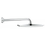 Верхний душ с кронштейном GROHE Rainshower Cosmopolitan Metal, диаметр 310 мм, с ограничением расхода воды, хром 