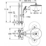Душевая система Grohe Euphoria System, хром 