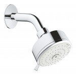 Верхний душ GROHE New Tempesta Cosmopolitan 100 III с кронштейном, хром 