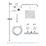 Душевая система с термостатом для настенного монтажа, GROHE Euphoria System 230, хром