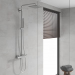 Душевая система с термостатом для настенного монтажа, GROHE Euphoria System 230, хром