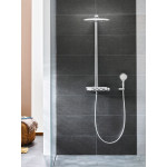 Душевая система с термостатом для настенного монтажа, GROHE Rainshower System SmartControl Duo 360, хром