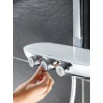 Душевая система с термостатом для настенного монтажа, GROHE Rainshower System SmartControl Duo 360, хром