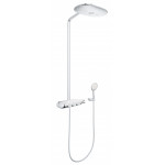 Душевая система с термостатом для настенного монтажа, GROHE Rainshower System SmartControl Duo 360, белая луна