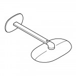 Верхний душ с кронштейном GROHE Rainshower DUO 360 мм, хром 