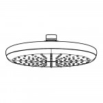 Верхний душ GROHE Tempesta 210, хром 