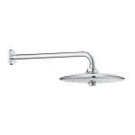 Верхний душ с душевым кронштейном 380 мм, 3 режима струи, GROHE Euphoria 260, хром (26459000)