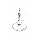 Верхний душ GROHE Rainshower Grandera 210, хром 