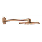 Верхний душ GROHE Rainshower SmartActive 310 и душевой кронштейн 430 мм, 2 режима струи, теплый закат матовый 